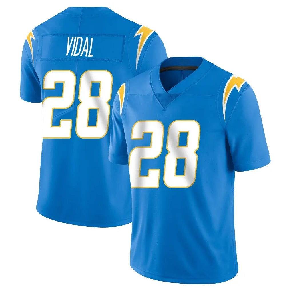 Kdoa LA.Chargers #28 Kimani Vidal Player Blue Limited Vapor Untouchable Home Game Stitched Jerseys