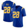 Kdoa LA.Chargers #28 Kimani Vidal Player Royal Limited Vapor Home Game Stitched Jerseys