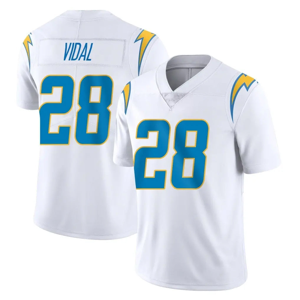 Kdoa LA.Chargers #28 Kimani Vidal Player White Limited Vapor Untouchable Home Game Stitched Jerseys