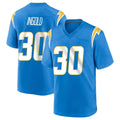 Kdoa LA.Chargers #30 Alec Ingold Player Blue Home Game Stitched Jerseys
