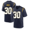 Kdoa LA.Chargers #30 Alec Ingold Player Navy Home Game Stitched Jerseys