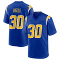Kdoa LA.Chargers #30 Alec Ingold Player Royal Home Game Stitched Jerseys