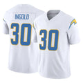 Kdoa LA.Chargers #30 Alec Ingold Player White Limited Vapor F.U.S.E. Home Game Stitched Jerseys