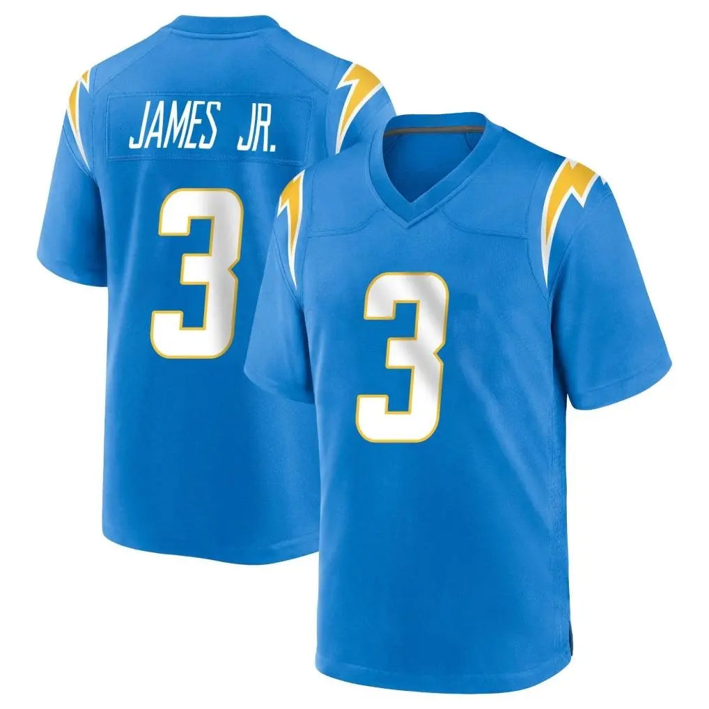Kdoa LA.Chargers #3 Derwin James Jr. Player Blue Home Game Stitched Jerseys