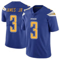 Kdoa LA.Chargers #3 Derwin James Jr. Player Royal Limited Color Rush Vapor Untouchable Home Game Stitched Jerseys