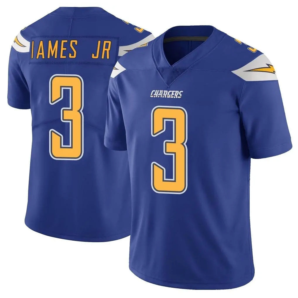 Kdoa LA.Chargers #3 Derwin James Jr. Player Royal Limited Color Rush Vapor Untouchable Home Game Stitched Jerseys