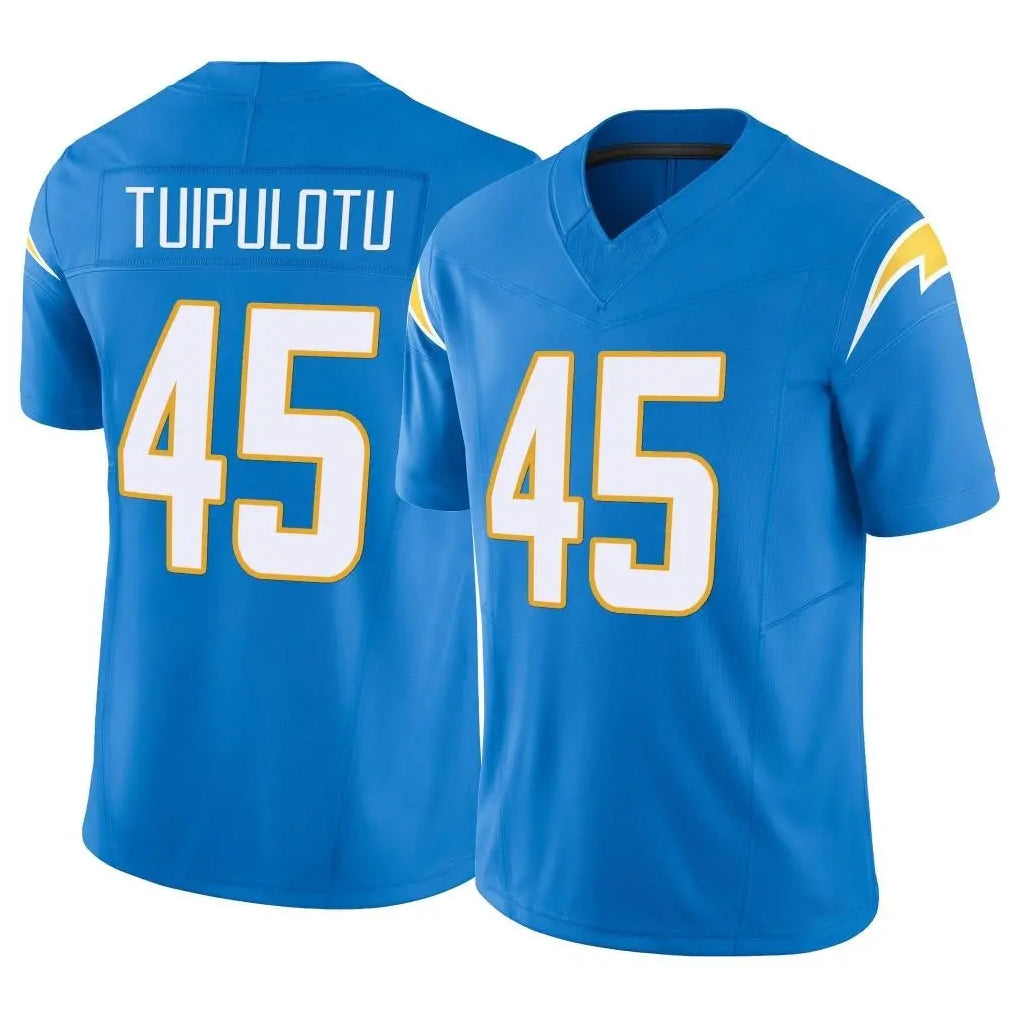 Kdoa LA.Chargers #45 Tuli Tuipulotu Player Blue Limited Vapor F.U.S.E. Home Game Stitched Jerseys