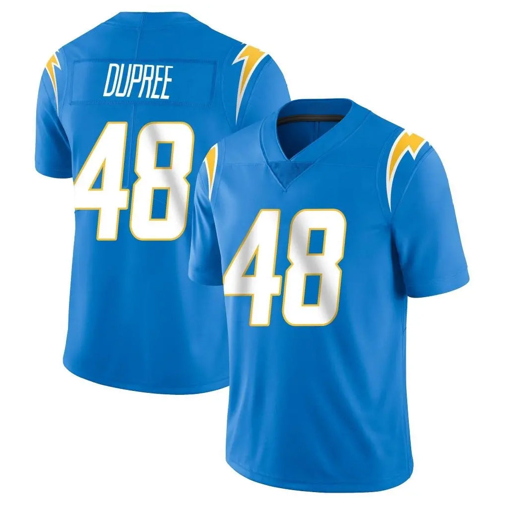 Kdoa LA.Chargers #48 Bud Dupree Player Blue Limited Vapor Untouchable Home Game Stitched Jerseys