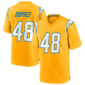 Kdoa LA.Chargers #48 Bud Dupree Player Gold Home Game Stitched Jerseys