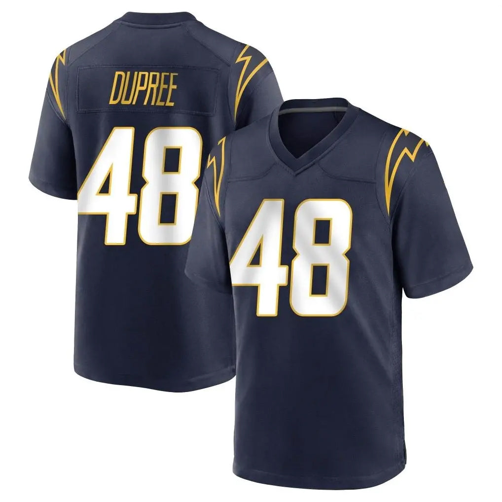 Kdoa LA.Chargers #48 Bud Dupree Player Navy Home Game Stitched Jerseys