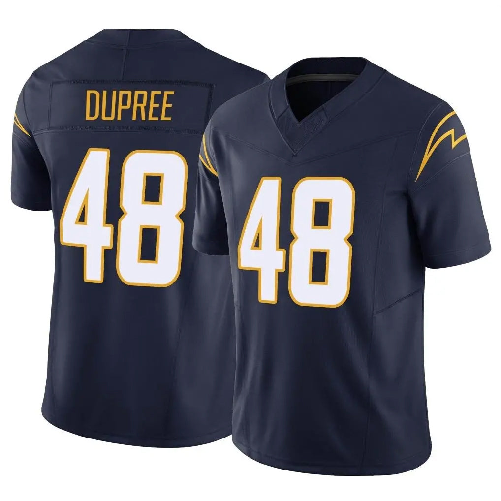 Kdoa LA.Chargers #48 Bud Dupree Player Navy Limited Vapor F.U.S.E. Home Game Stitched Jerseys