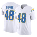 Kdoa LA.Chargers #48 Bud Dupree Player White Limited Vapor F.U.S.E. Home Game Stitched Jerseys