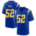 Kdoa LA.Chargers #52 Khalil Mack Player Royal Home Game Stitched Jerseys