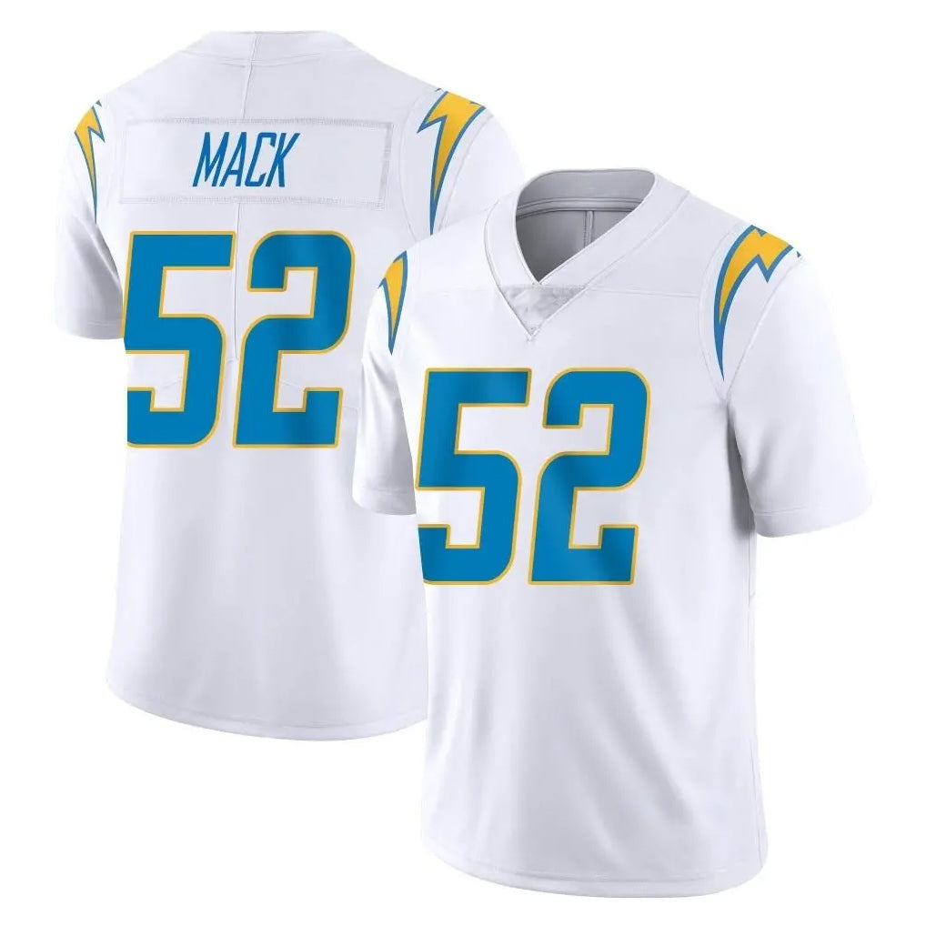 Kdoa LA.Chargers #52 Khalil Mack Player White Limited Vapor Untouchable Home Game Stitched Jerseys
