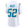 Kdoa LA.Chargers #52 Khalil Mack White Game Stitched Jerseys