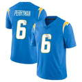Kdoa LA.Chargers #6 Denzel Perryman Player Blue Limited Vapor Untouchable Home Game Stitched Jerseys