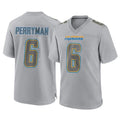 Kdoa LA.Chargers #6 Denzel Perryman Player Gray Atmosphere Fashion Home Game Stitched Jerseys