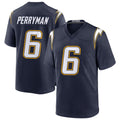 Kdoa LA.Chargers #6 Denzel Perryman Player Navy Alternate Home Game Stitched Jerseys