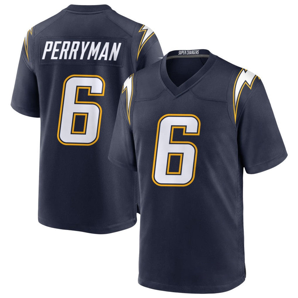 Kdoa LA.Chargers #6 Denzel Perryman Player Navy Alternate Home Game Stitched Jerseys