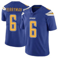 Kdoa LA.Chargers #6 Denzel Perryman Player Royal Limited Color Rush Vapor Untouchable Home Game Stitched Jerseys