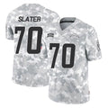 Kdoa LA.Chargers #70 Rashawn Slater Player Arctic Camo Salute To Service Limited Game Stitched Jerseys