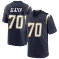 Kdoa LA.Chargers #70 Rashawn Slater Player Navy Alternate Home Game Stitched Jerseys