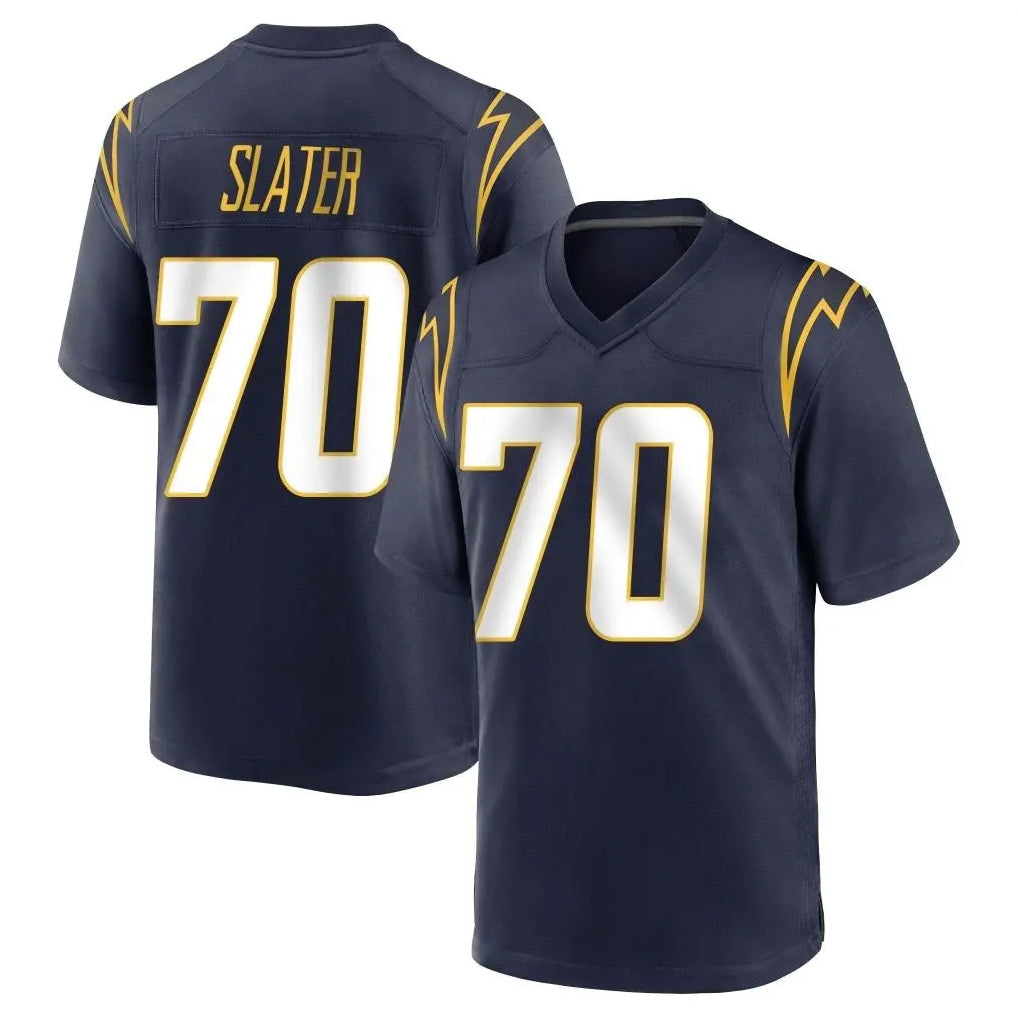 Kdoa LA.Chargers #70 Rashawn Slater Player Navy Home Game Stitched Jerseys