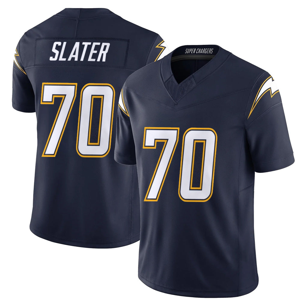 Kdoa LA.Chargers #70 Rashawn Slater Player Navy Vapor F.U.S.E. Limited Home Game Stitched Jerseys