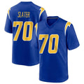 Kdoa LA.Chargers #70 Rashawn Slater Player Royal Home Game Stitched Jerseys