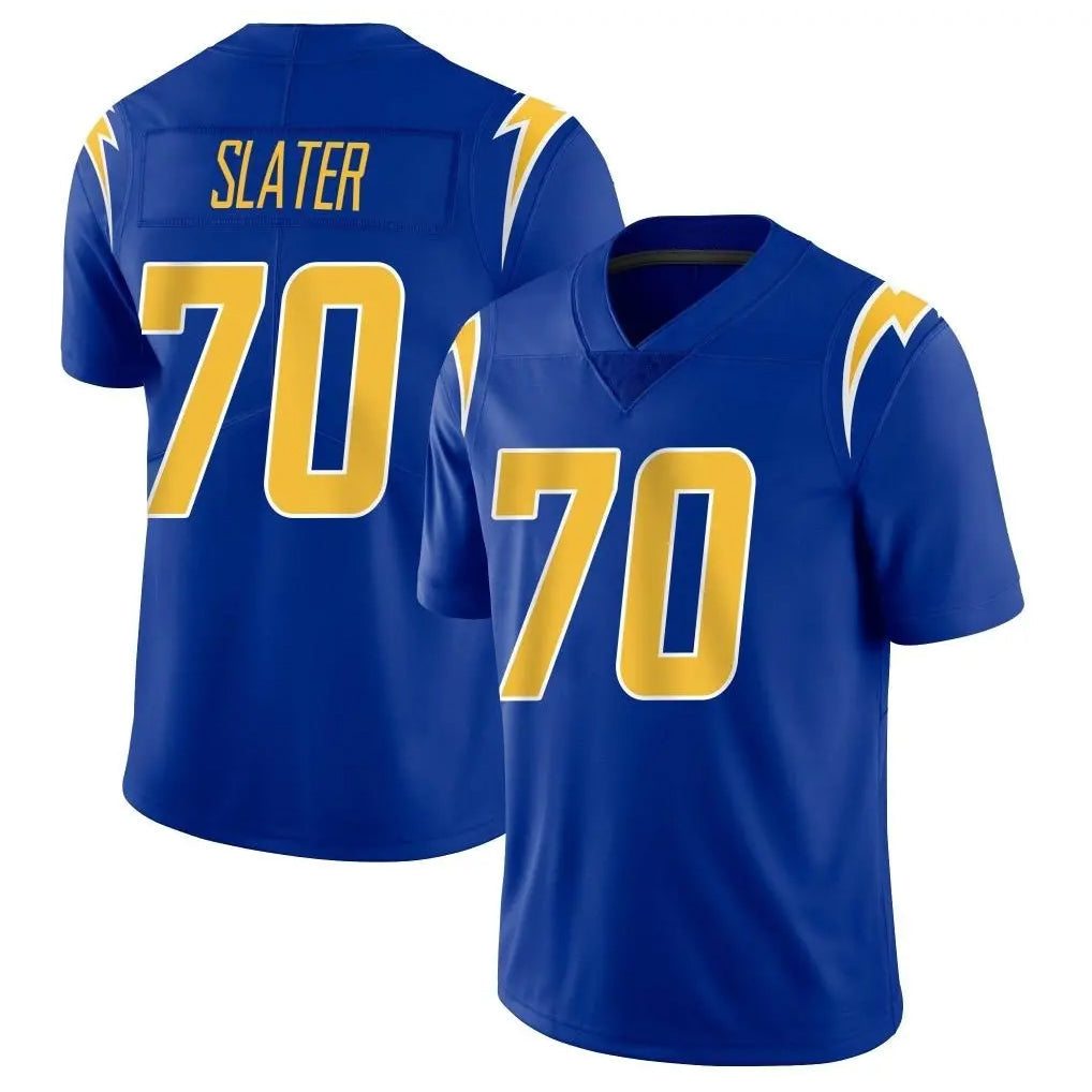 Kdoa LA.Chargers #70 Rashawn Slater Player Royal Limited Vapor Home Game Stitched Jerseys