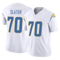 Kdoa LA.Chargers #70 Rashawn Slater Player White Limited Vapor F.U.S.E. Home Game Stitched Jerseys