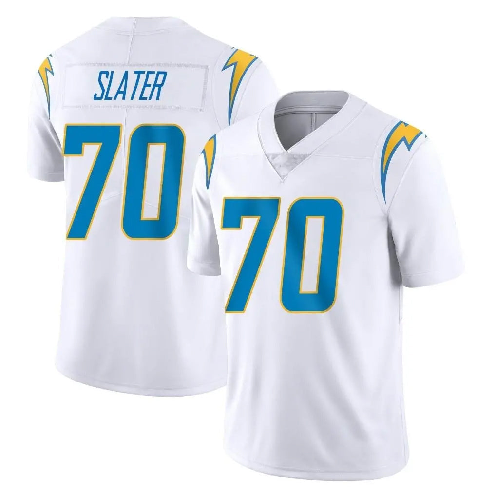 Kdoa LA.Chargers #70 Rashawn Slater Player White Limited Vapor Untouchable Home Game Stitched Jerseys
