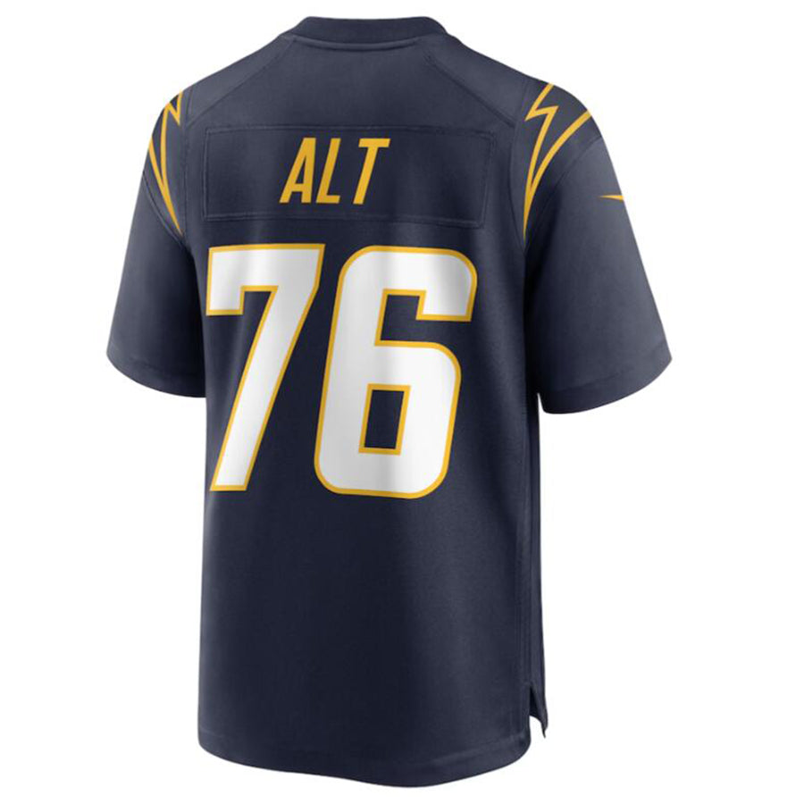 Kdoa LA.Chargers #76 Joe Alt Navy 2024 Draft First Round Pick Player Game Jersey American Stitched Jerseys