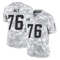 Kdoa LA.Chargers #76 Joe Alt Player Arctic Camo Salute To Service Limited Game Stitched Jerseys