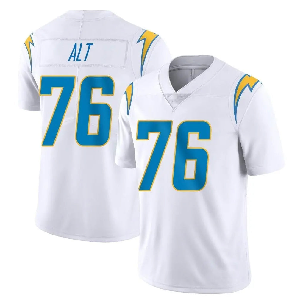Kdoa LA.Chargers #76 Joe Alt Player White Limited Vapor Untouchable Home Game Stitched Jerseys