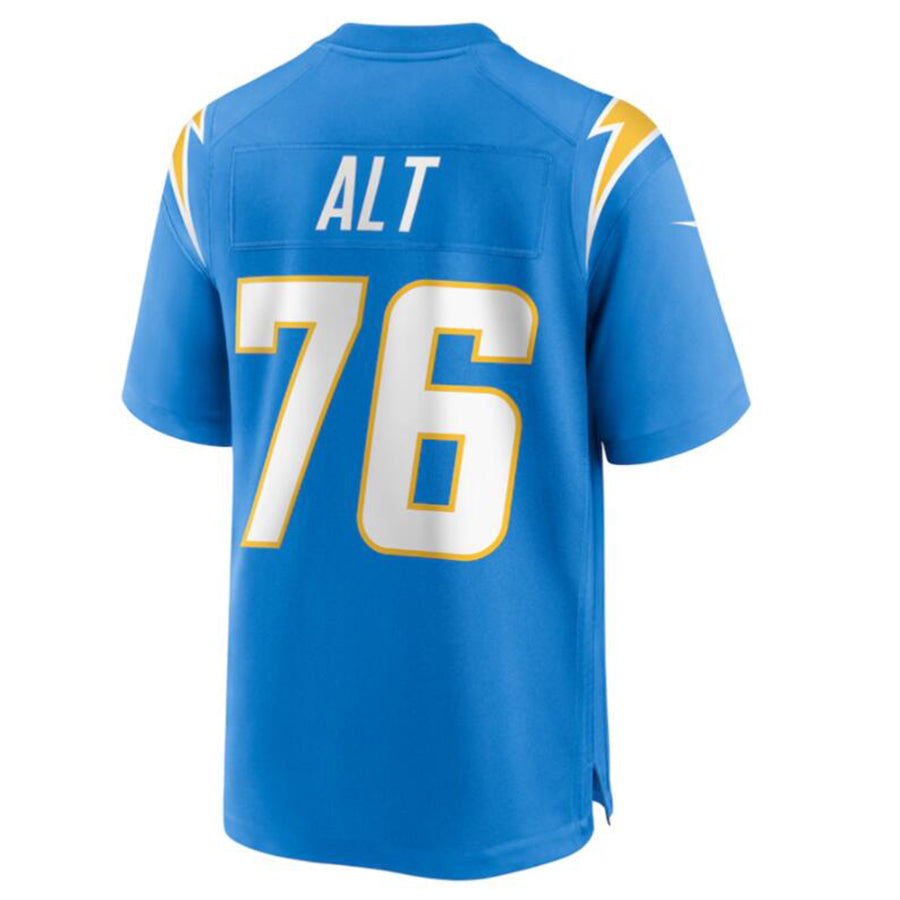 Kdoa LA.Chargers #76 Joe Alt Powder Blue 2024 Draft First Round Pick Player Game Jersey Stitched Jerseys