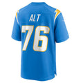 Kdoa LA.Chargers #76 Joe Alt Powder Blue 2024 Draft First Round Pick Player Game Jersey Stitched Jerseys