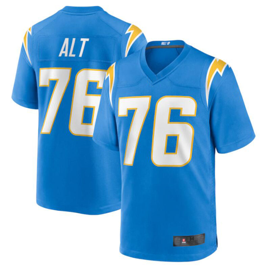 KdoaLA.Chargers #76 Joe Alt Powder Blue 2024 Draft First Round Pick Player Game Jersey Stitched Jerseys