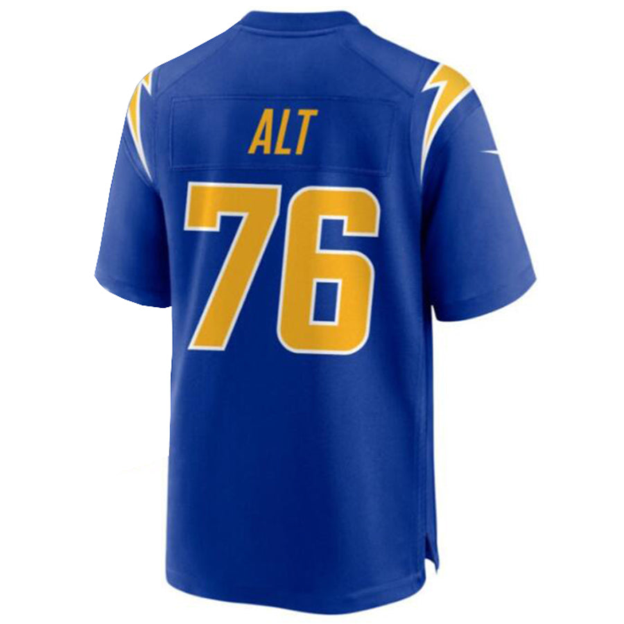 Kdoa LA.Chargers #76 Joe Alt Royal Alternate Player Game Jersey American Stitched Jersey
