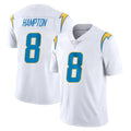 Kdoa LA.Chargers #8 Omarion Hampton Player White Limited Vapor Untouchable Home Game Stitched Jerseys