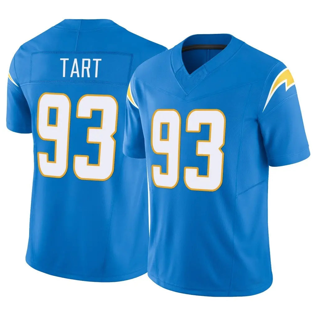 Kdoa LA.Chargers #93 Teair Tart Player Blue Limited Vapor F.U.S.E. Home Game Stitched Jerseys
