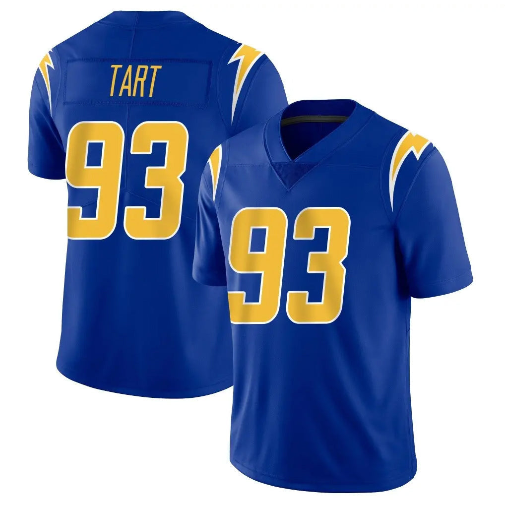 Kdoa LA.Chargers #93 Teair Tart Player Royal Limited Vapor Home Game Stitched Jerseys