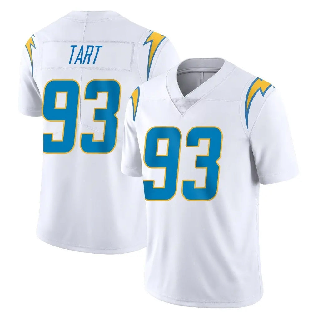 Kdoa LA.Chargers #93 Teair Tart Player White Limited Vapor Untouchable Home Game Stitched Jerseys