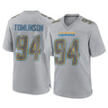 Kdoa LA.Chargers #94 Dalvin Tomlinson Player Gray Atmosphere Fashion Home Game Stitched Jerseys
