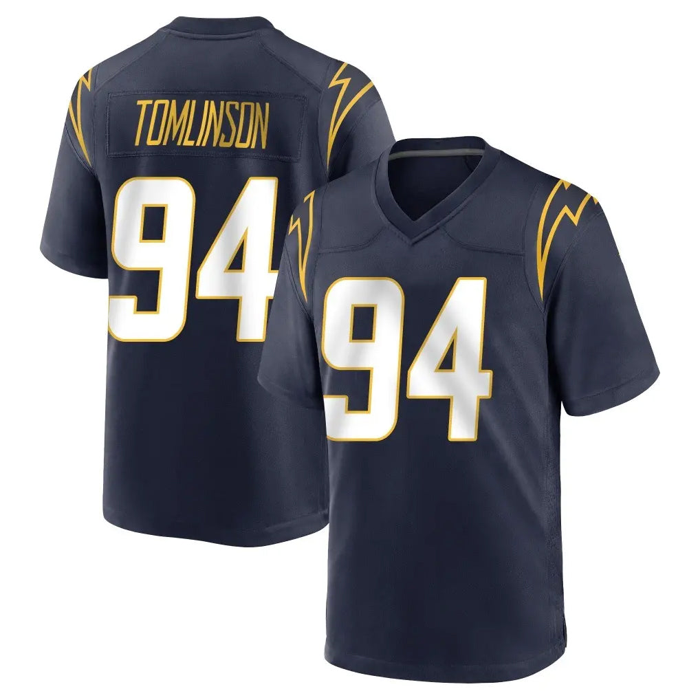 Kdoa LA.Chargers #94 Dalvin Tomlinson Player Navy Home Game Stitched Jerseys