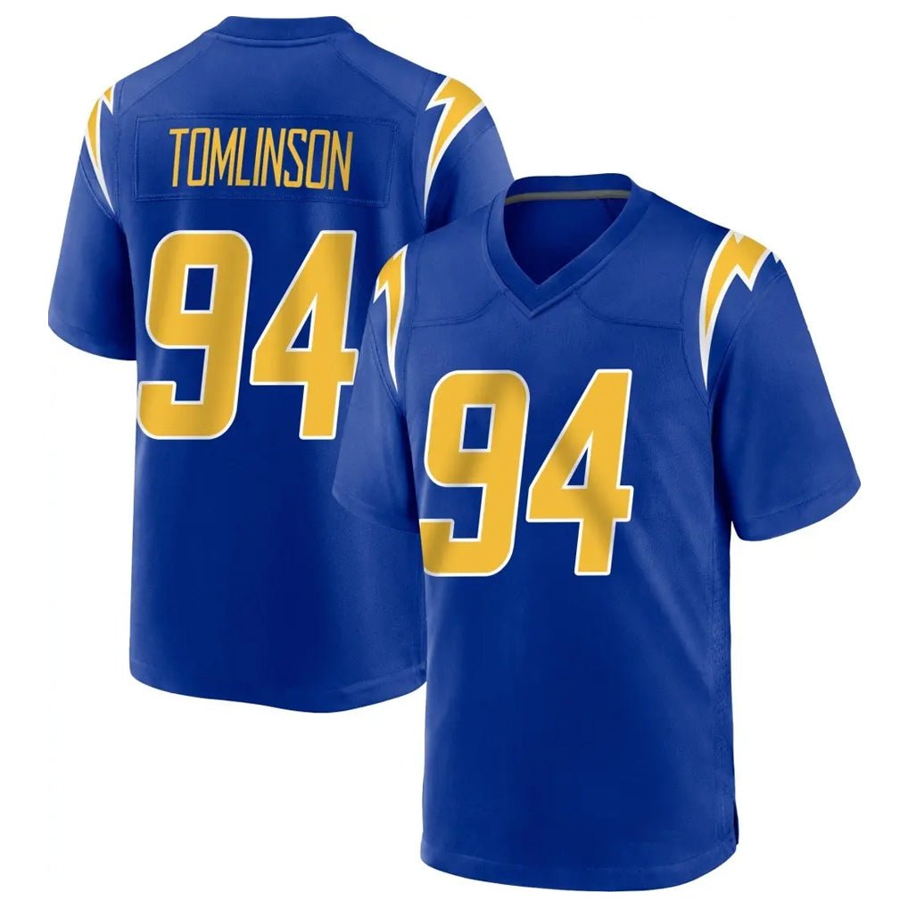 Kdoa LA.Chargers #94 Dalvin Tomlinson Player Royal Home Game Stitched Jerseys