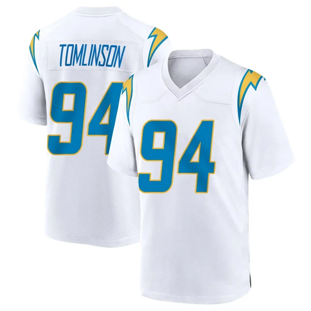 Kdoa LA.Chargers #94 Dalvin Tomlinson Player White Home Game Stitched Jerseys
