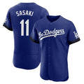 Kdoa LA.Dodgers #11 Roki Sasaki Player Royal City Connect Elite Home Stitched Jerseys