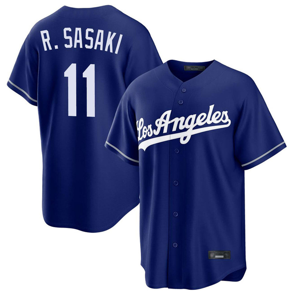 Kdoa LA.Dodgers #11 Roki Sasaki Player Royal Game Stitched Jerseys