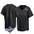 Kdoa LA.Dodgers #16 Will Smith Player Black World Series Pitch Fashion T-shirt Stitched Jerseys